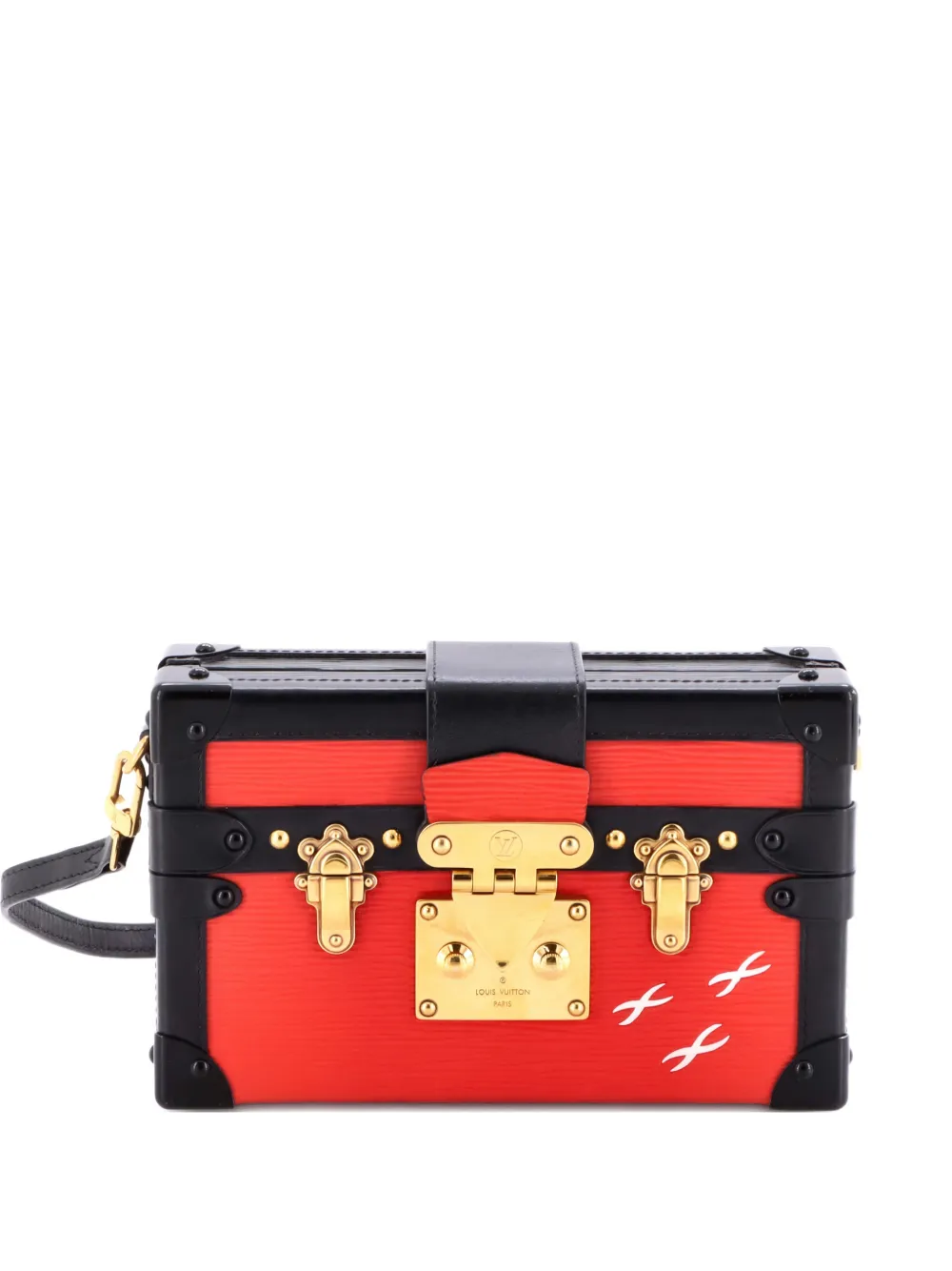 Louis Vuitton Pre-Owned Petite Malle Handbag Epi Leather clutch bag - Rosso