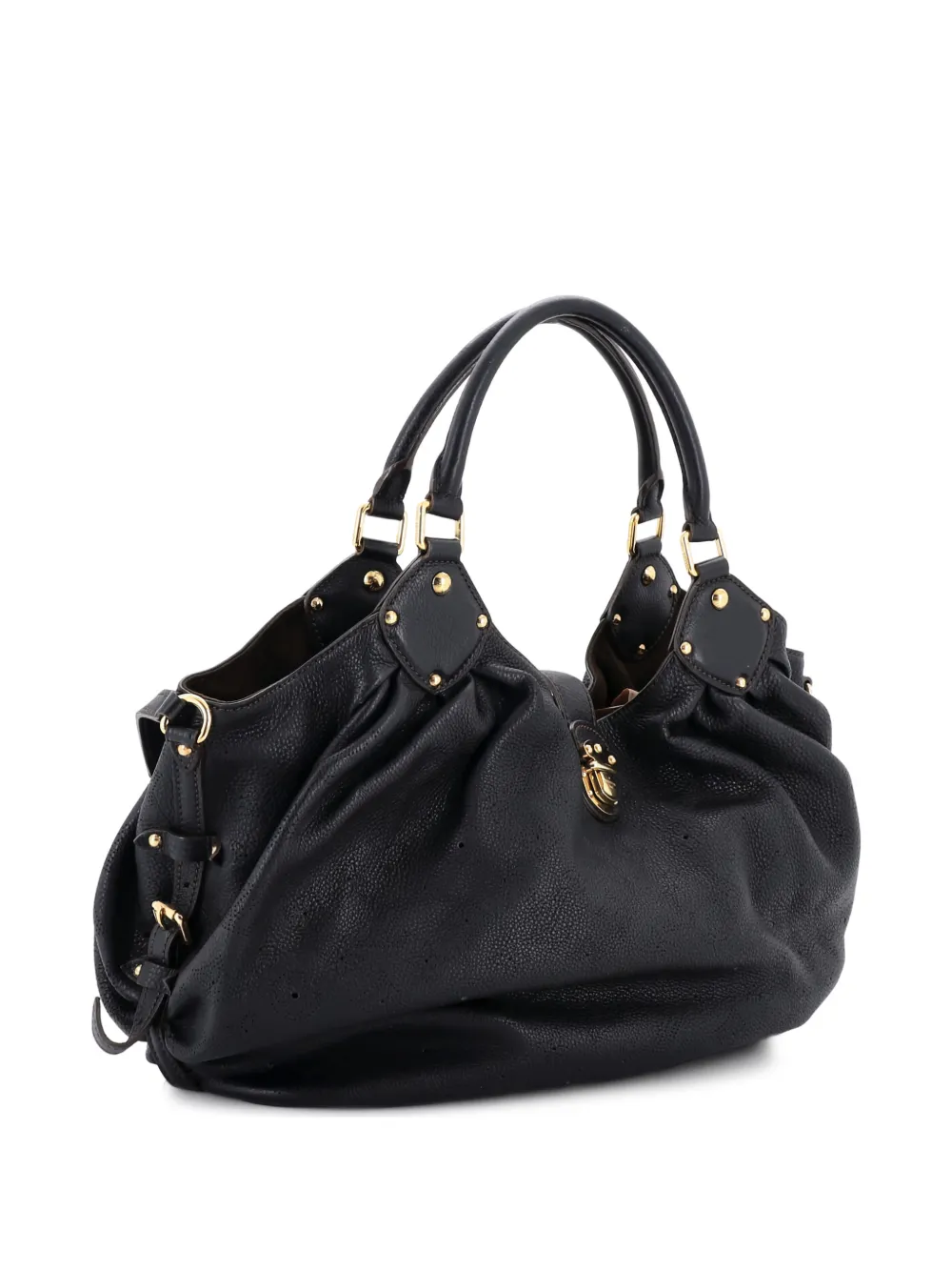 Louis Vuitton Pre-Owned L Mahina Leather hobo bag - Nero