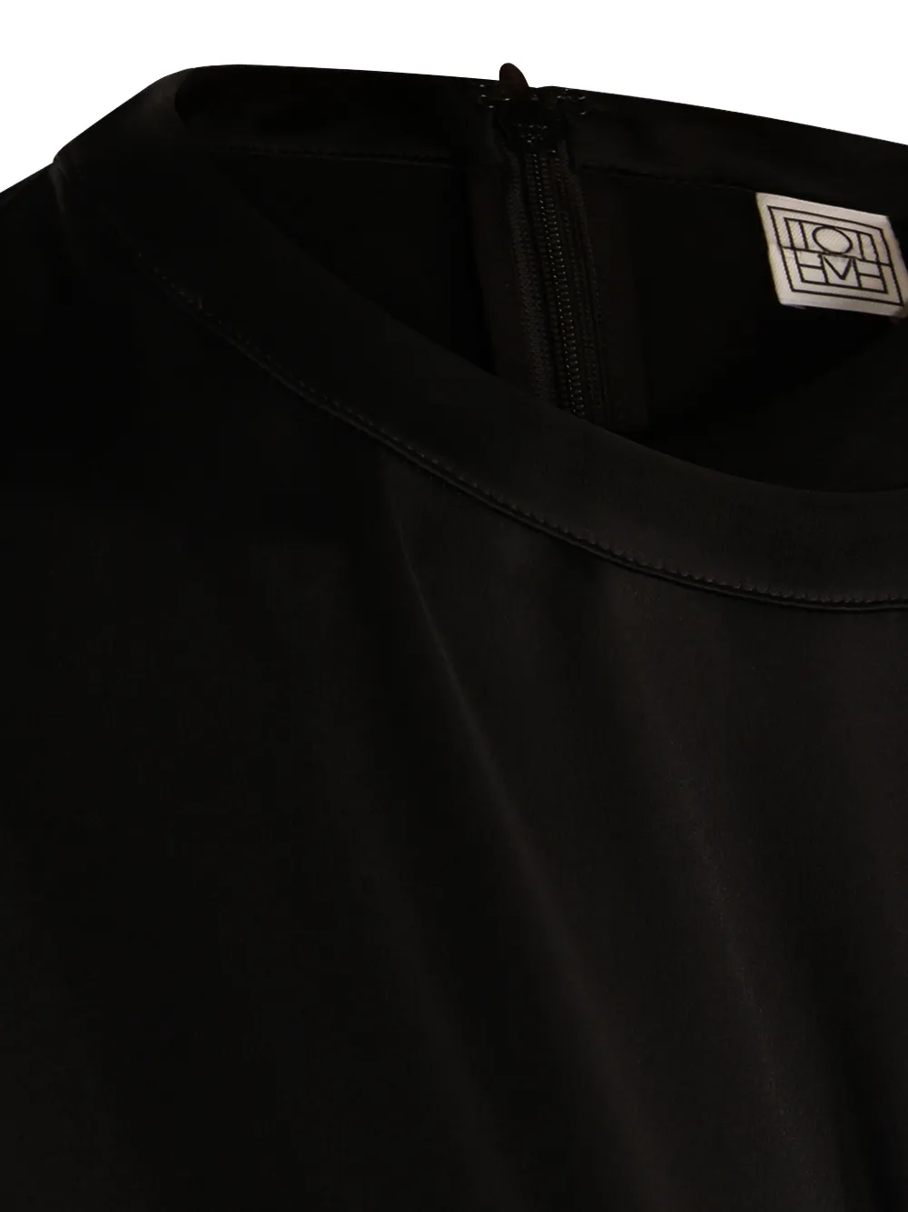 Totême Short-sleeve Maxi Dress In Black