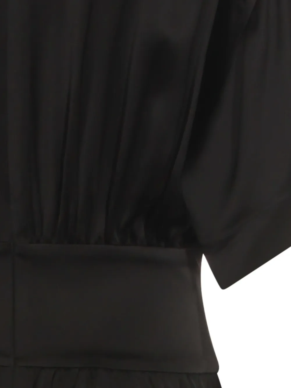 Totême Short-sleeve Maxi Dress In Black