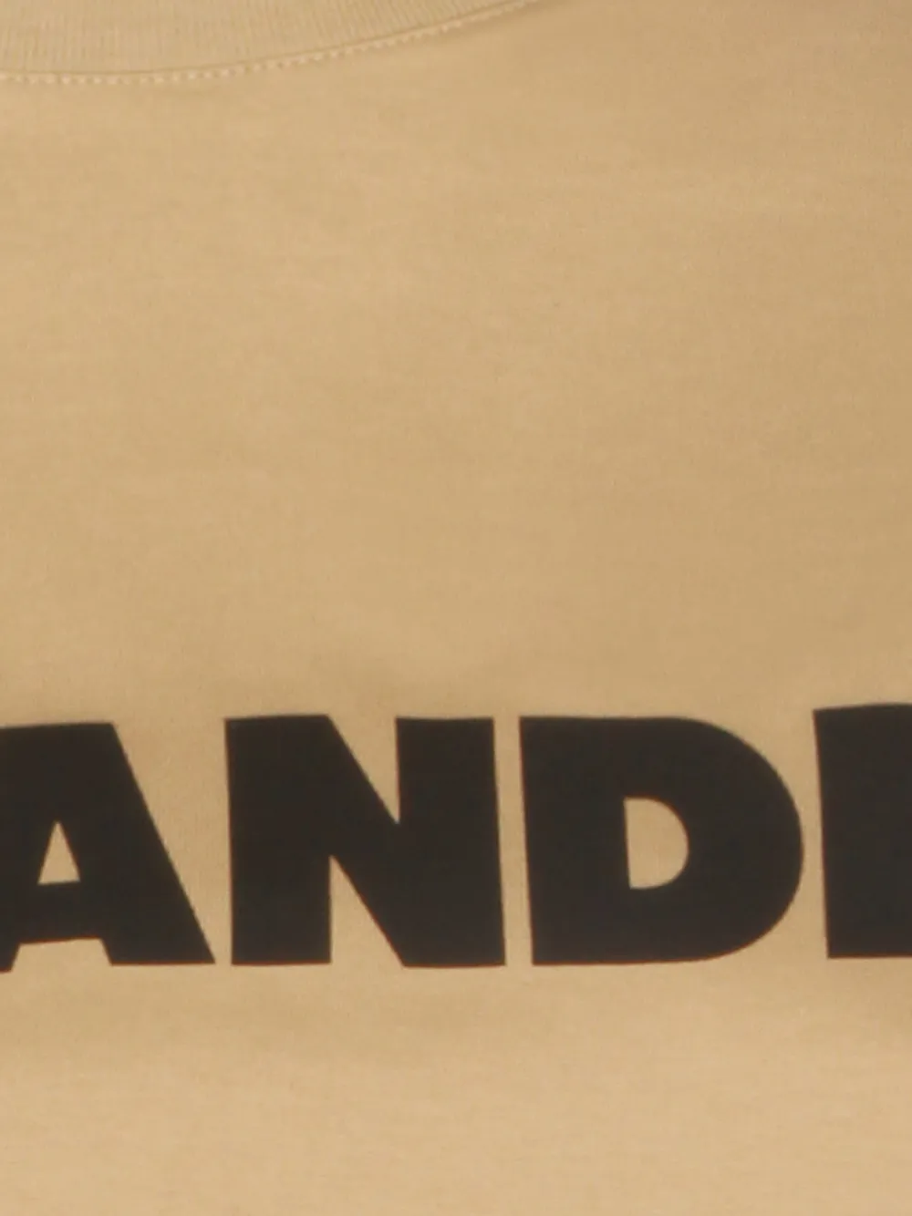 Jil Sander T-shirt met logoprint Beige