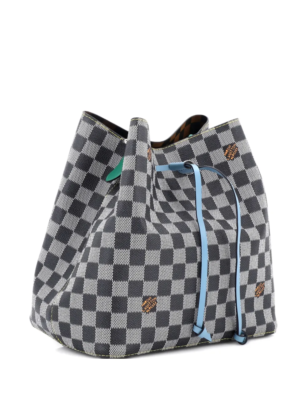 Louis Vuitton Pre-Owned NeoNoe Handbag Limited Edition Colored Damier MM bucket bag - Nero