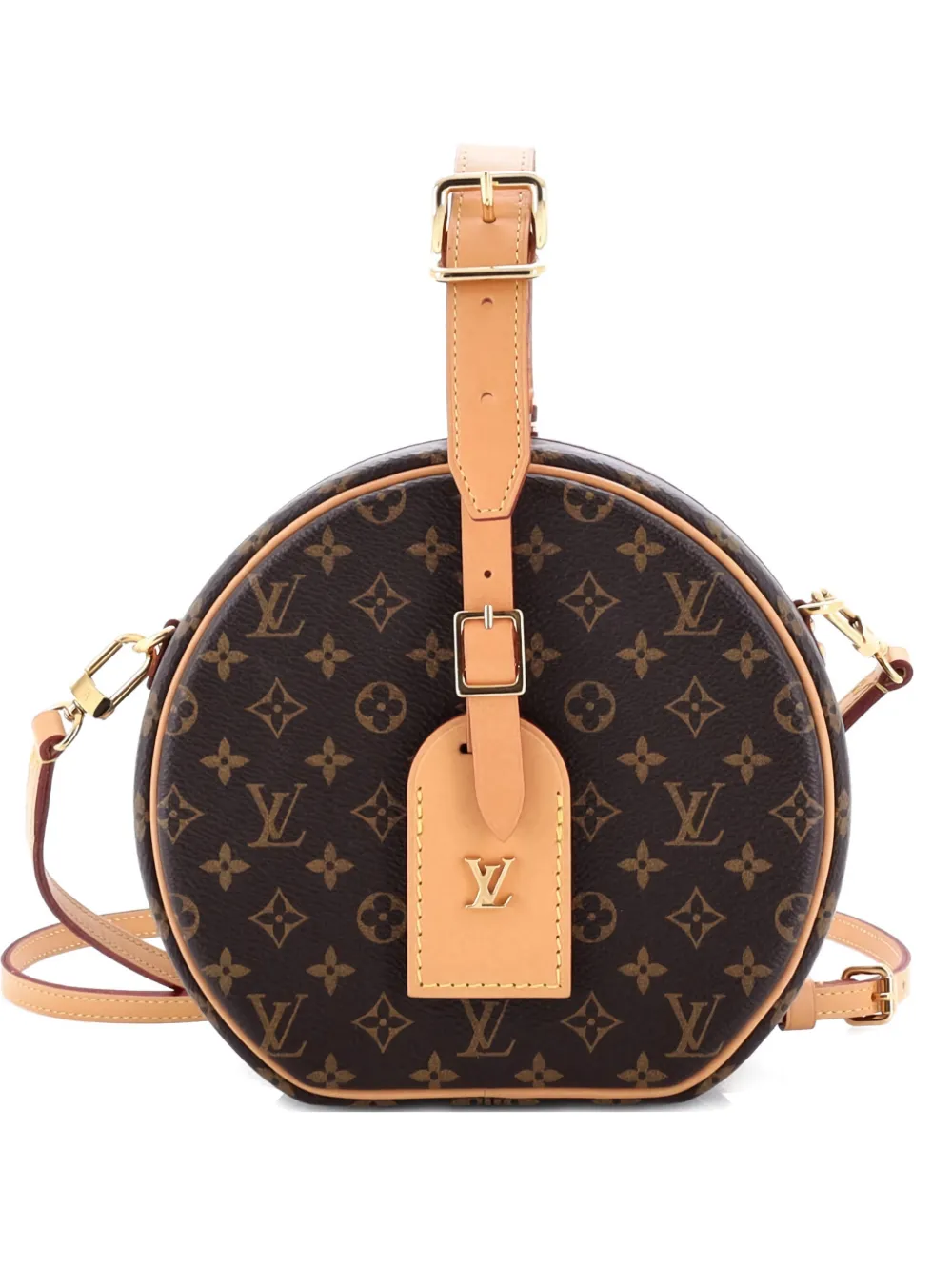 Louis Vuitton Pre-Owned Petite Boite Chapeau Bag Monogram Canvas crossbody bag - Marrone
