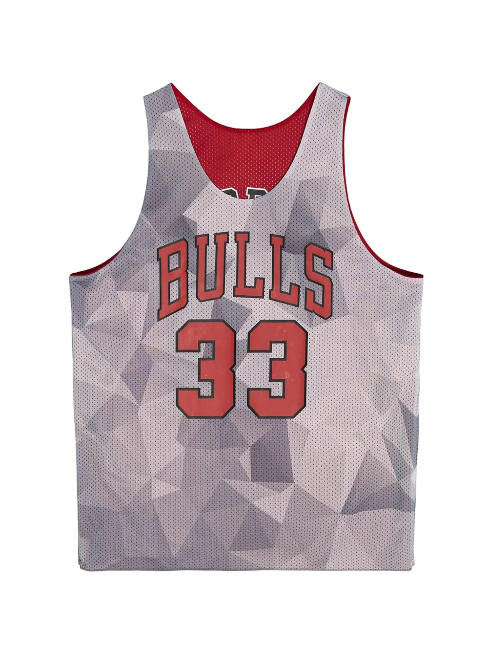 Mitchell & Ness Scottie Pippen omkeerbare tanktop Rood