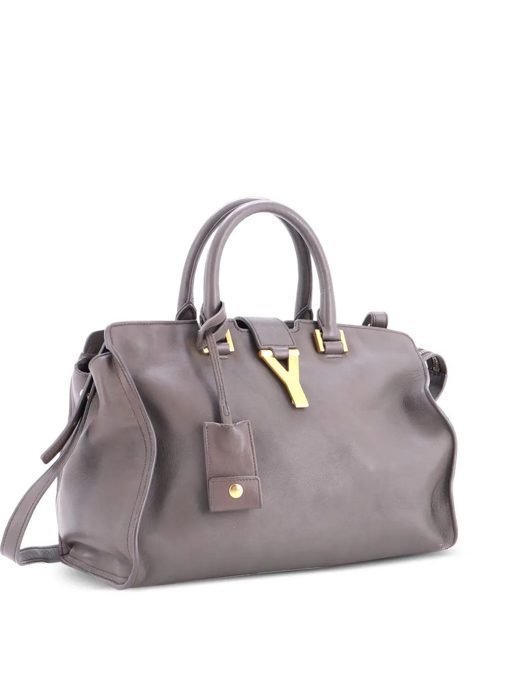 Saint Laurent Pre-Owned Classic Y Cabas Leather Small satchel - Grigio