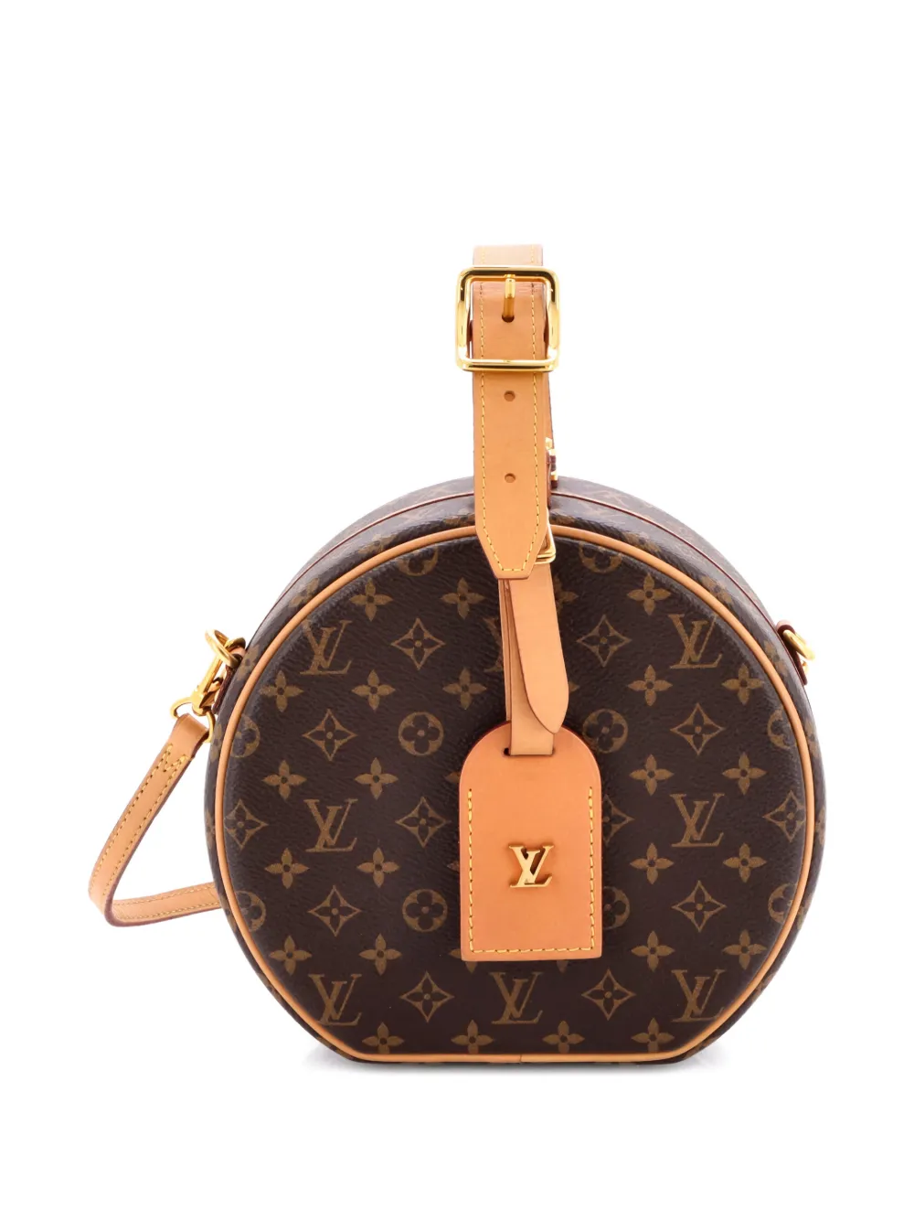 Louis Vuitton Pre-Owned Petite Boite Chapeau Bag Monogram Canvas crossbody bag - Marrone