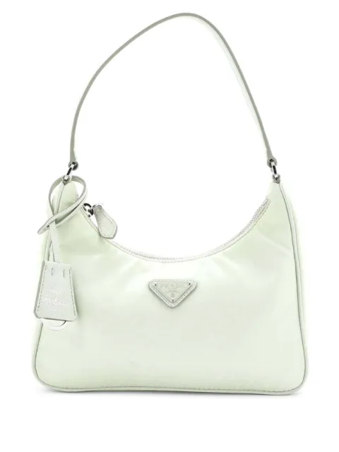 Prada Pre-Owned Re-Edition 2005 Tessuto with Saffiano Leather Mini hobo bag