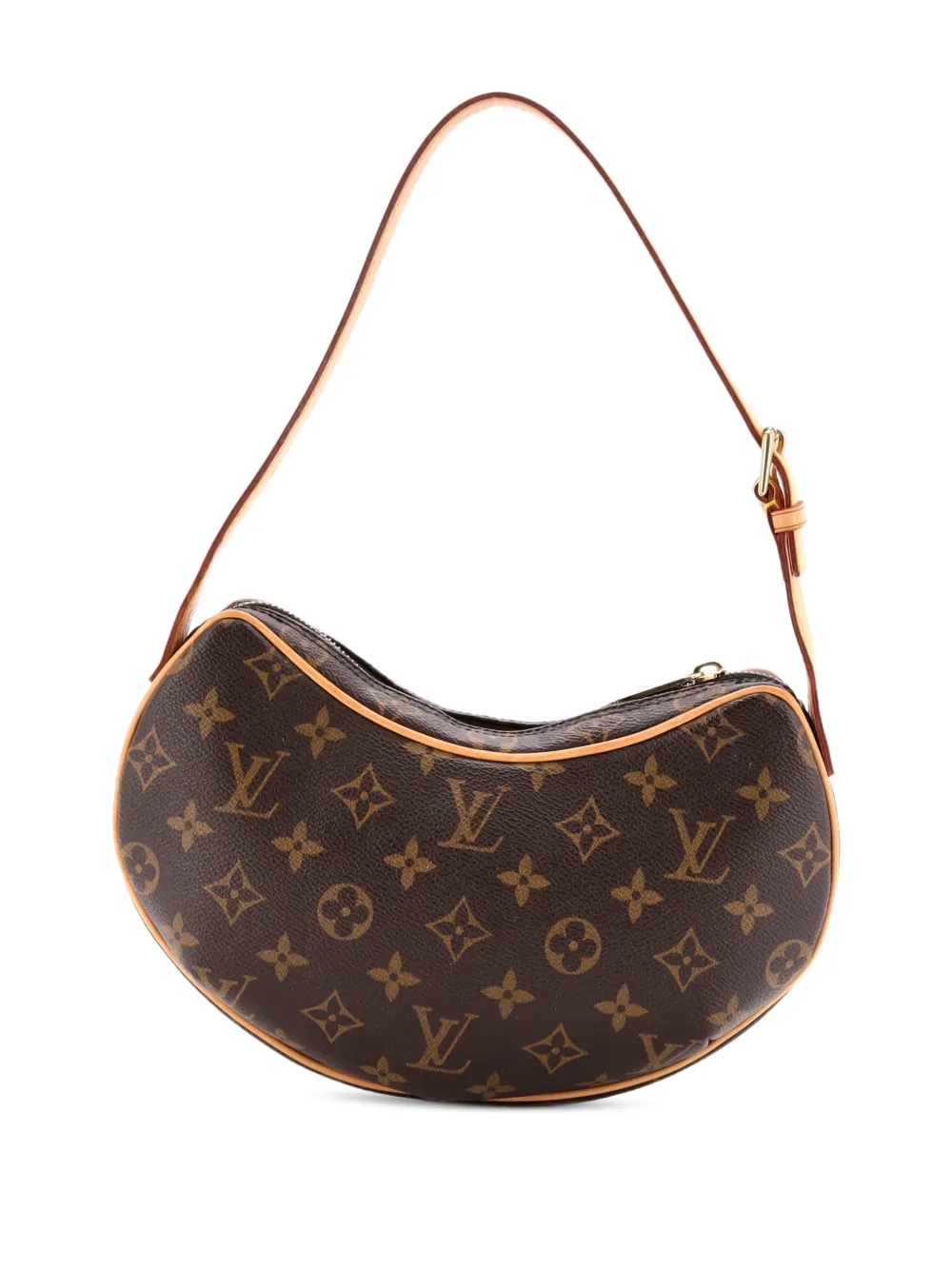 Louis Vuitton Pre-Owned Croissant Handbag Monogram Canvas PM hobo bag - Marrone