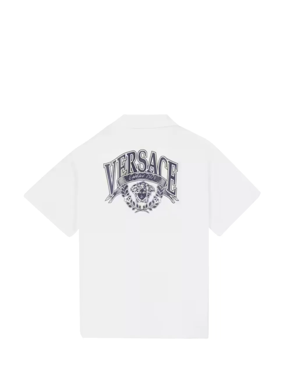 Versace Kids logo-print shirt - Weiß