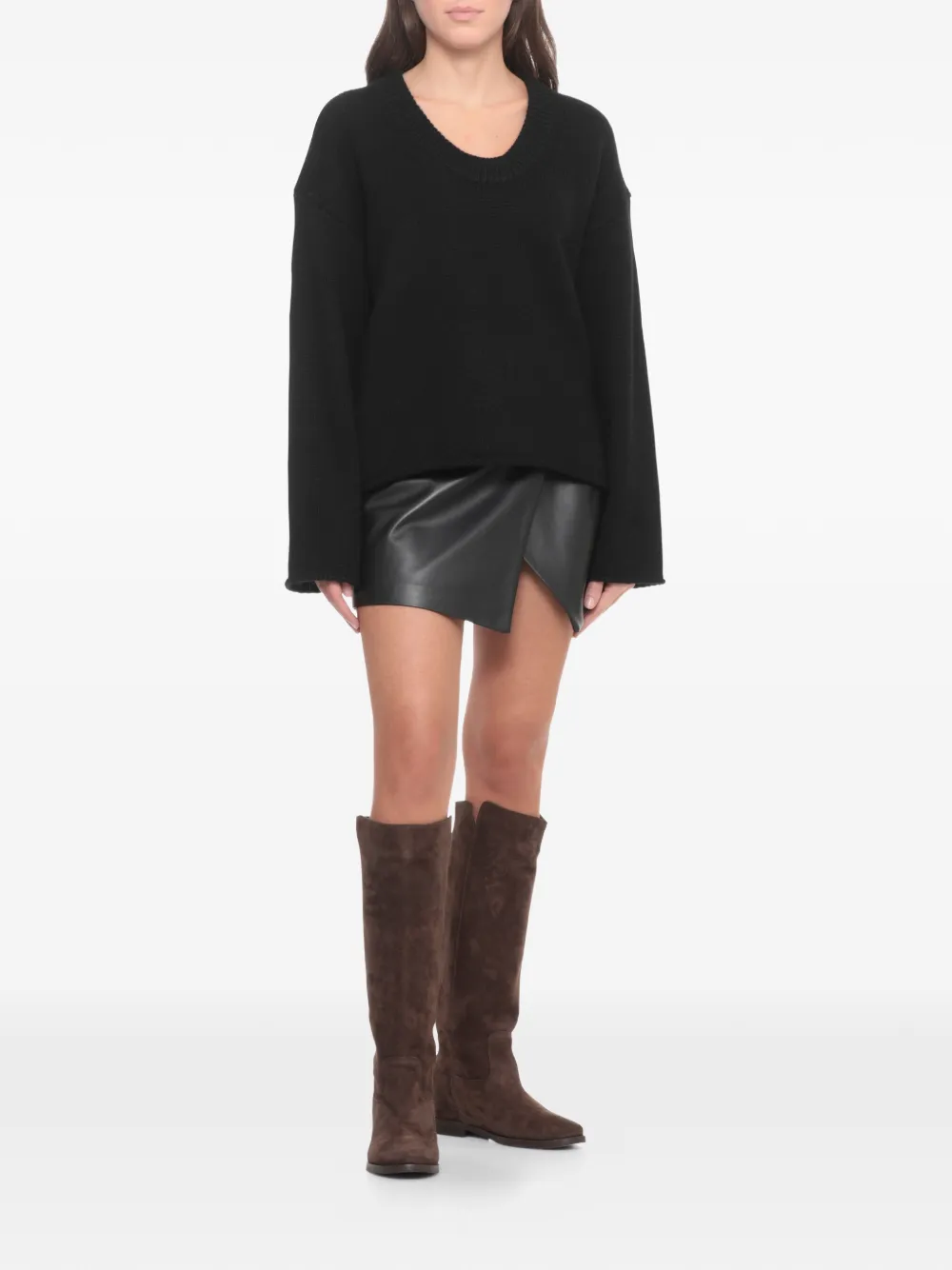 Julie Dee side-vents round-toe boots Bruin