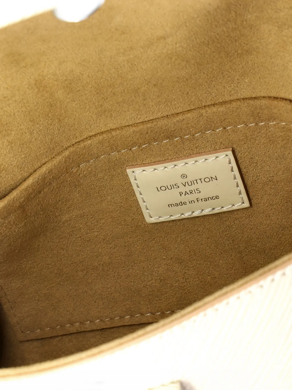 LOUIS VUITTON Pre-owned Cluny Top Handle Bag Epi Leather Mini Satchel In Neutral