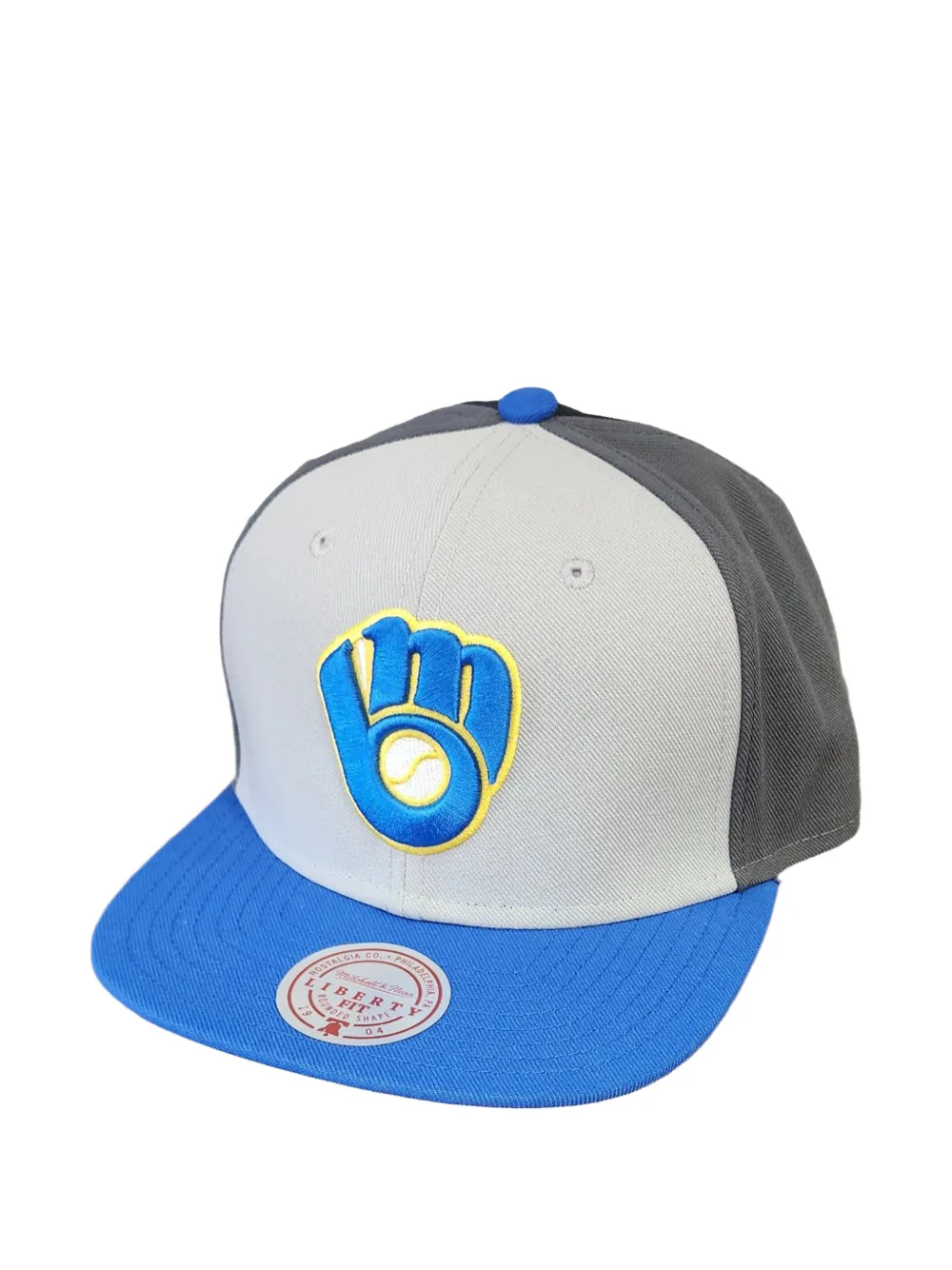 Mitchell & Ness Brewers cap | Grey | Image 1