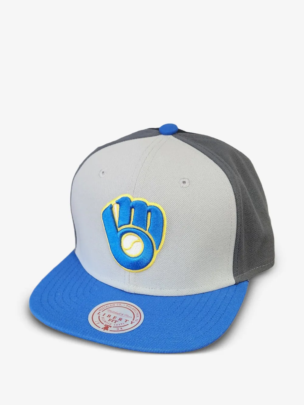 Mitchell & Ness Brewers cap | Grey | Image 1