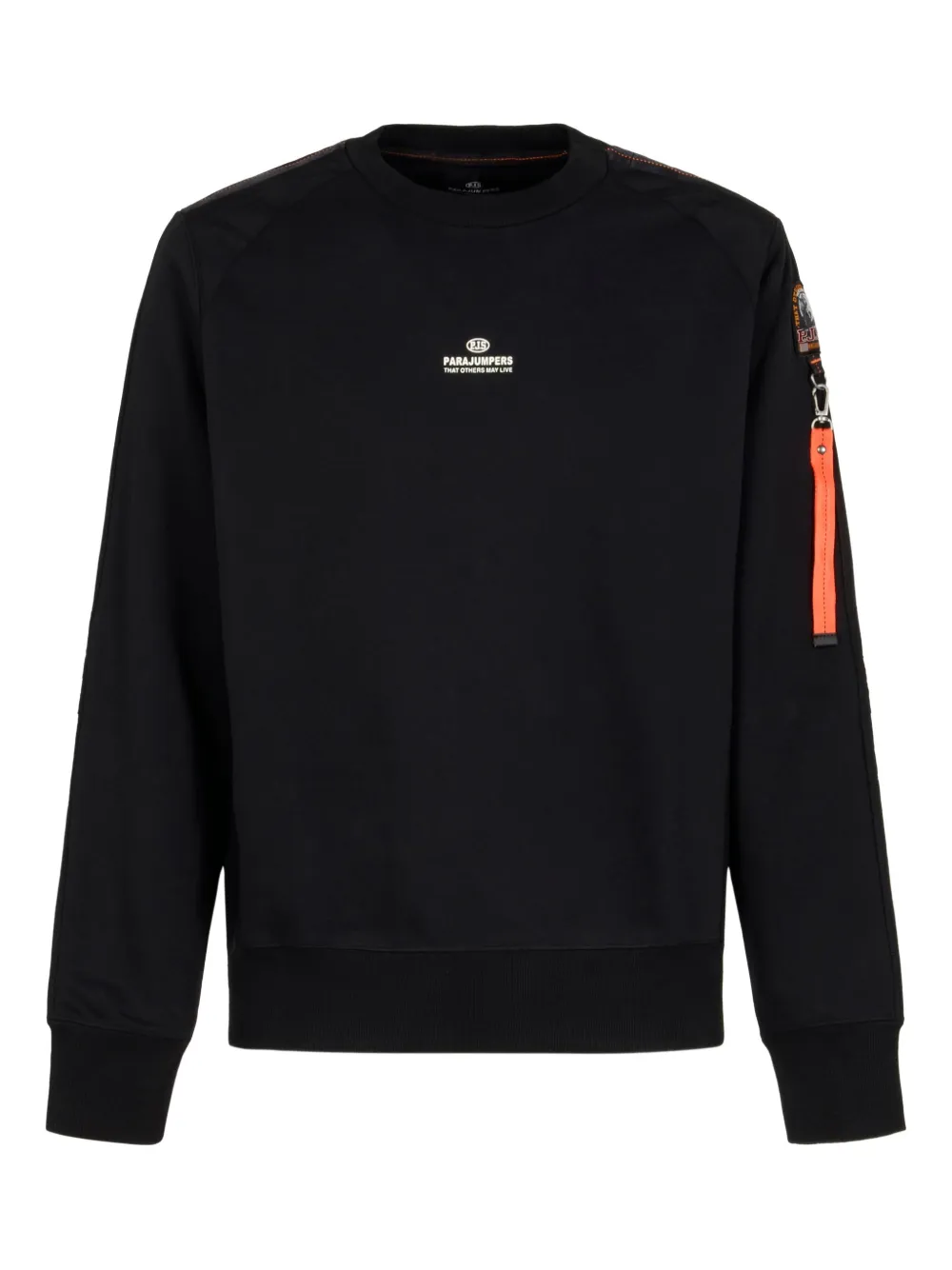 Parajumpers logo-patch sweatshirt | negro | Image 1
