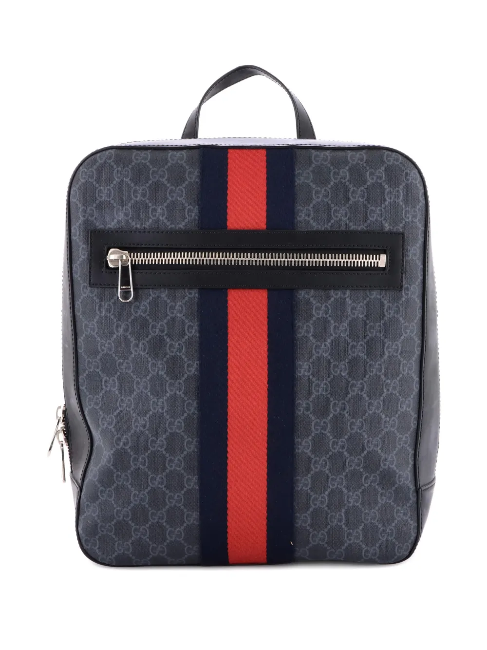 Gucci Pre-Owned mochila Web Zip GG Coated Canvas Medium | negro | Image 1