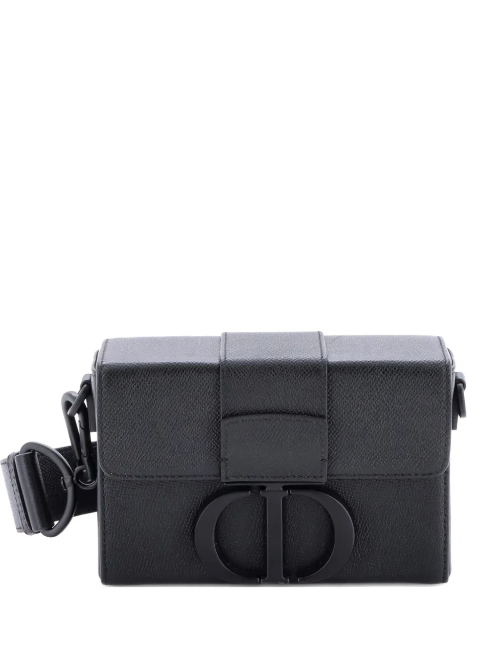 Christian Dior Pre-Owned Ultra Matte 30 Montaigne Box Bag Leather shoulder bag - Nero