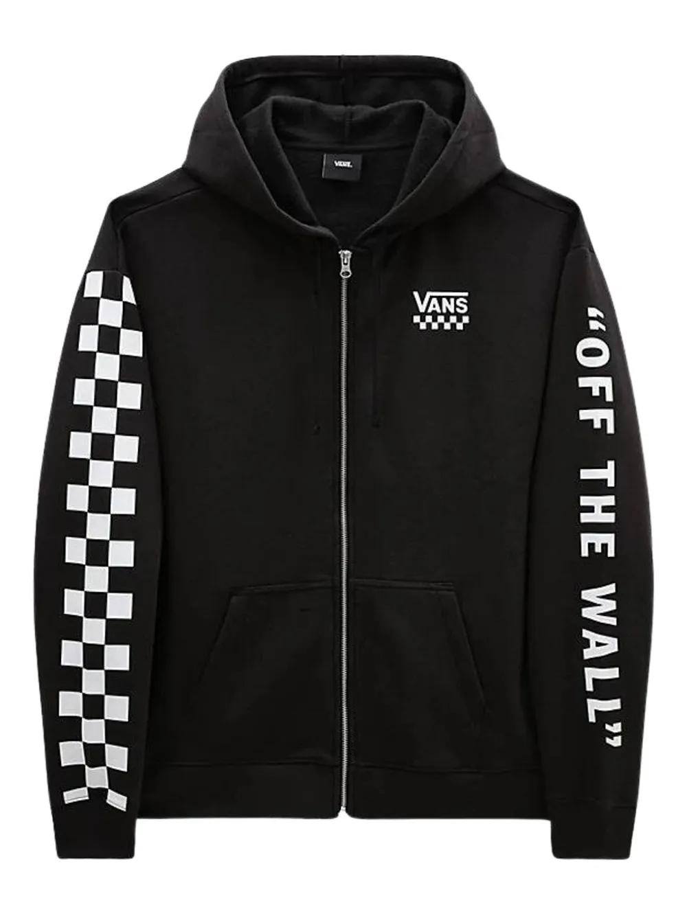 Vans Extra Fun zip-up hoodie | Black | Image 1