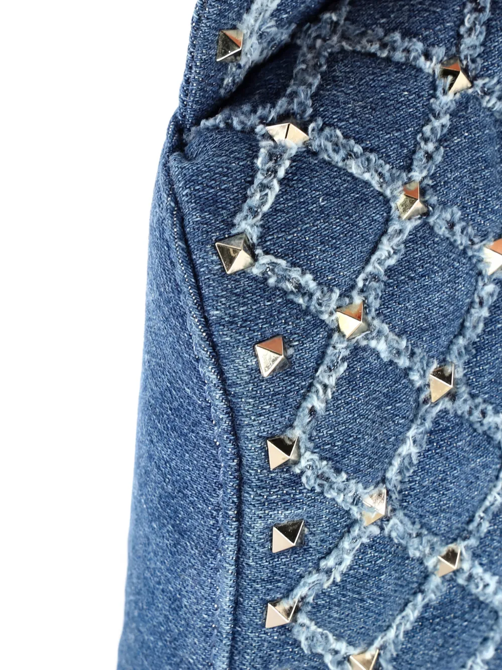 Valentino Garavani Pre-Owned ロックスタッズ スパイク デニムベルト
