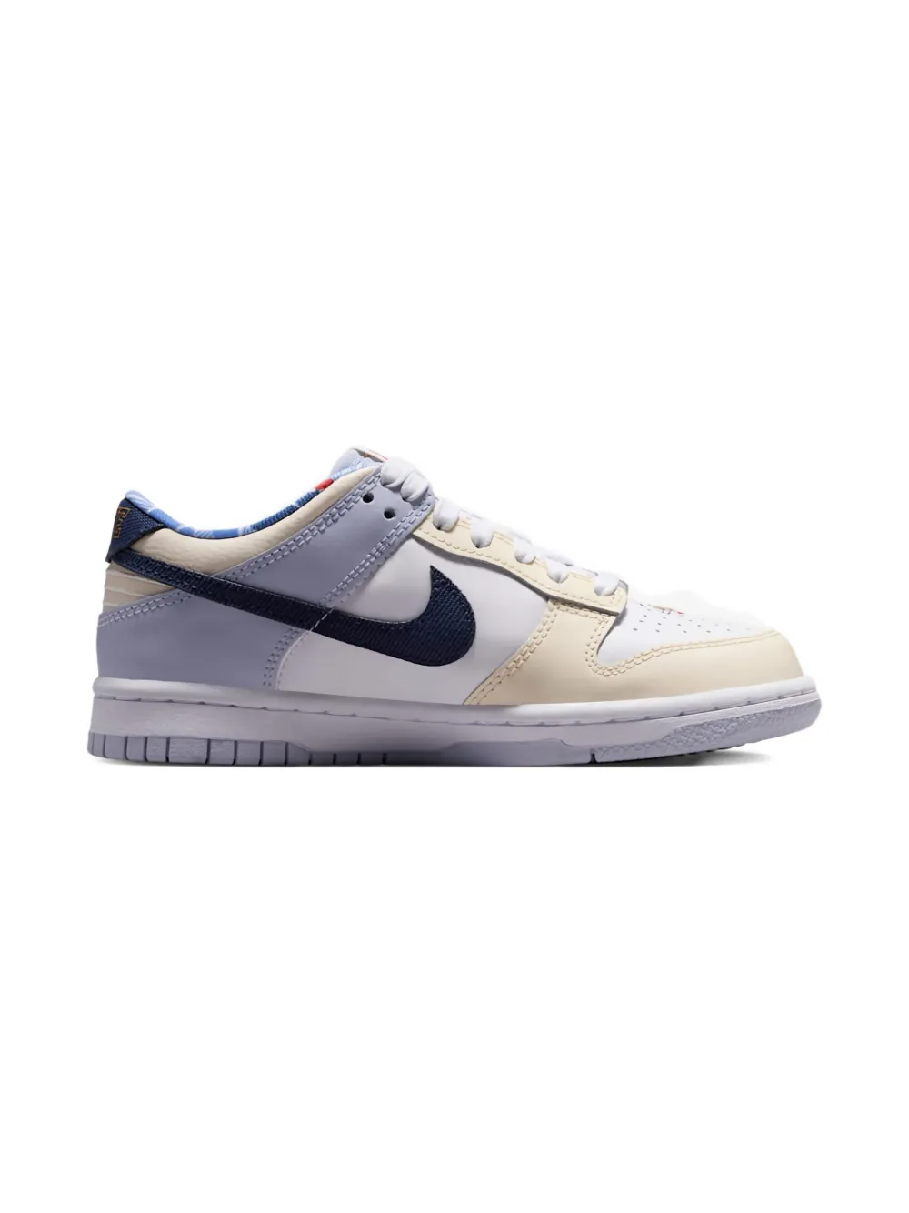 Nike Kids Dunk Low sneakers - Wit