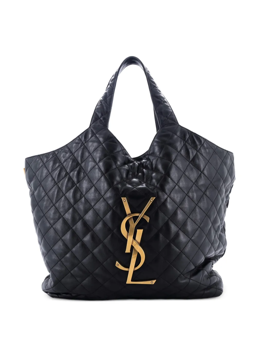 Saint Laurent Pre-Owned Icare Shopping Quilted Leather Maxi tote bag - Nero