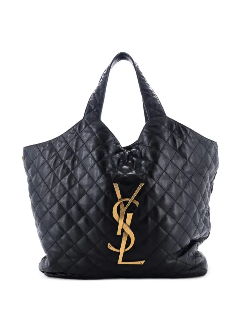 Saint Laurent Pre-Owned Icare Shopping Quilted Leather Maxi tote bag