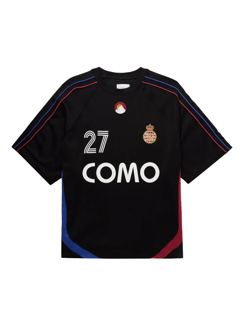 RHUDE x Como 1907 27 T-shirt | Black | Image 1