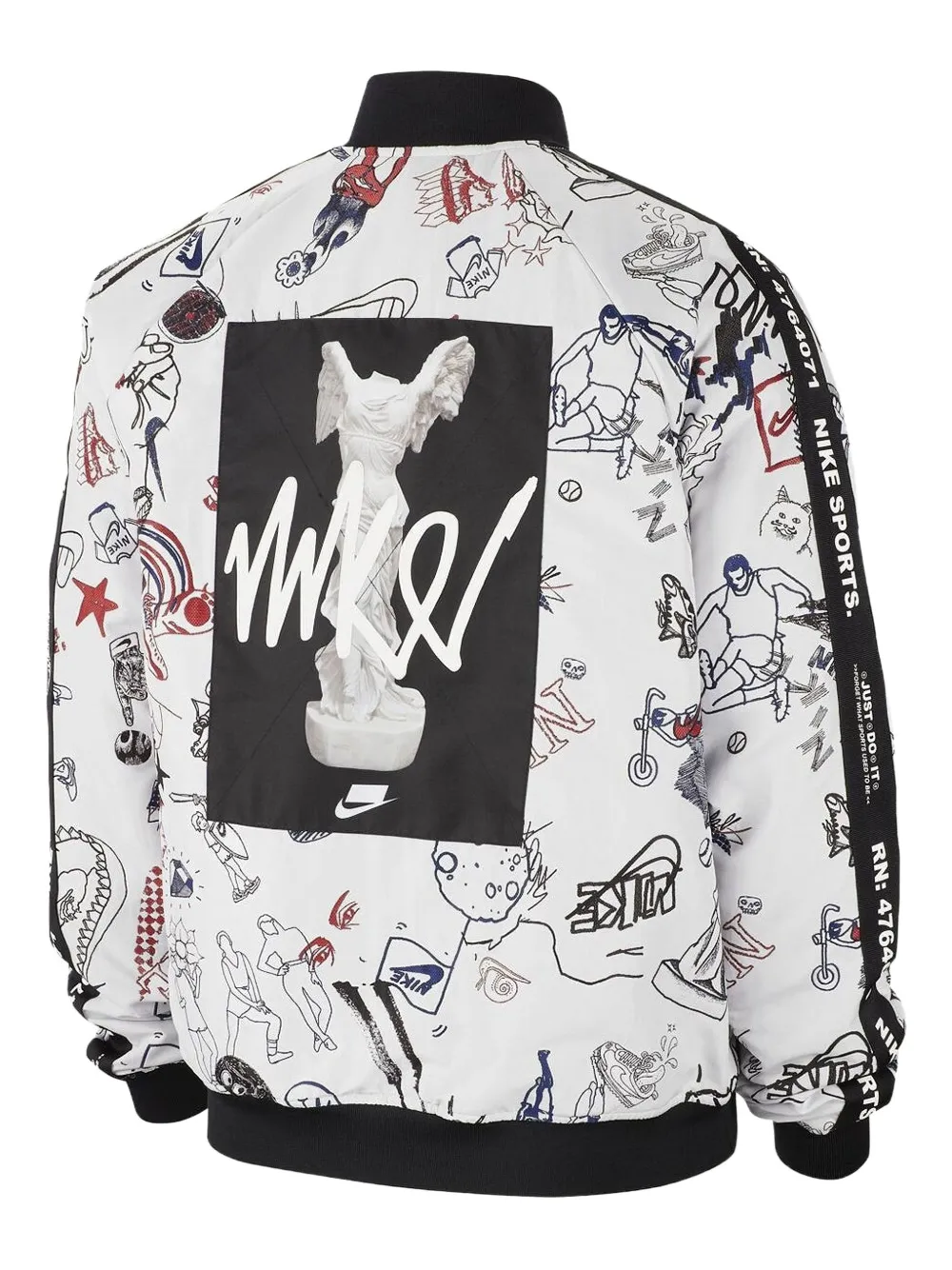Nike NSW printed bomber jacket | Bomber Jackets | Image 2