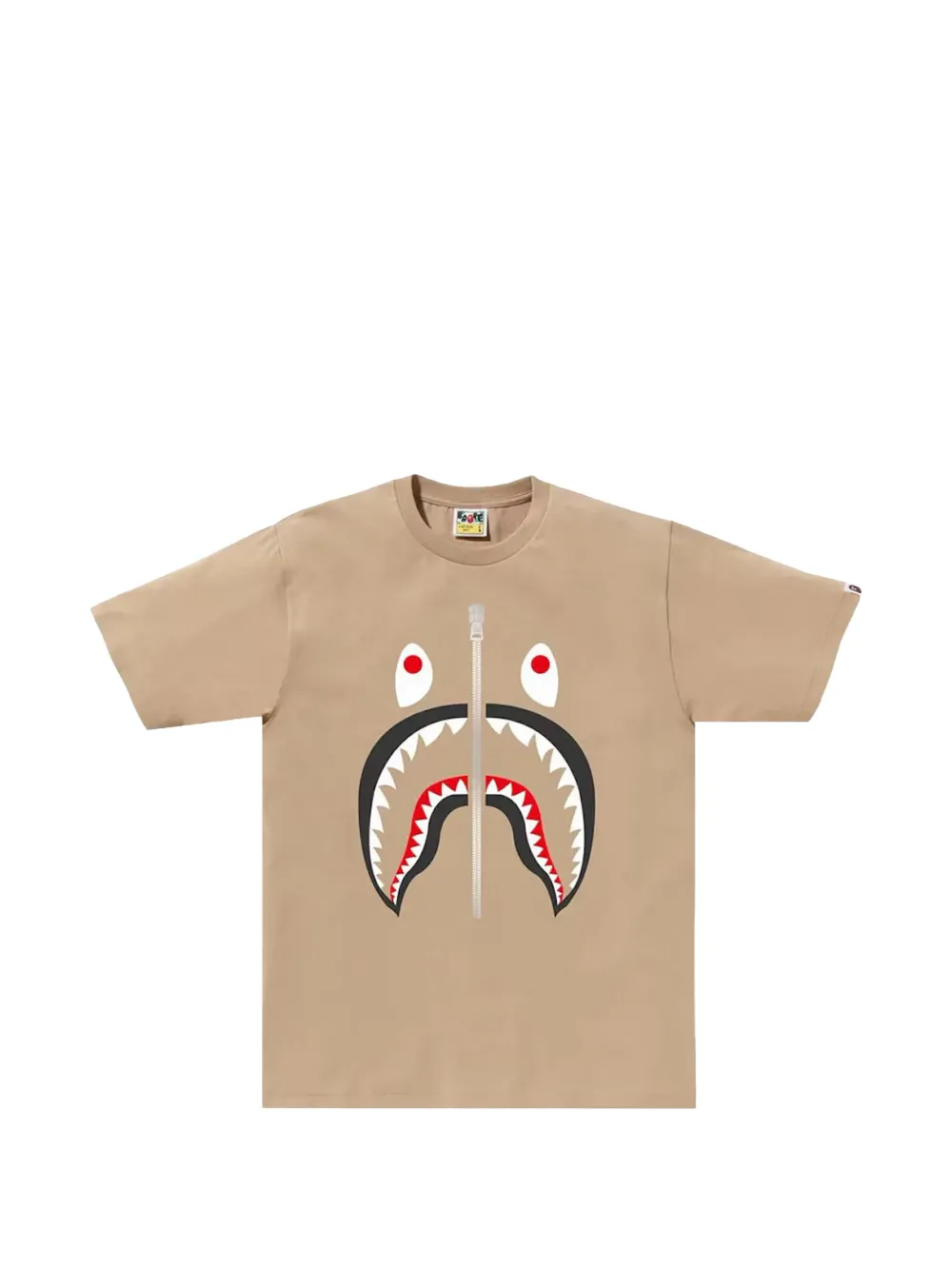 A BATHING APE T-shirt met print Beige
