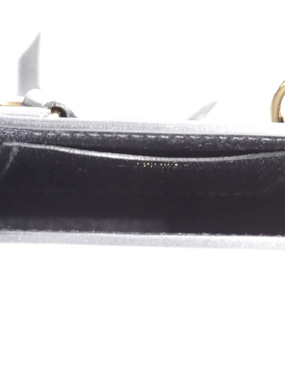 HERMES Pre-owned Hac A Box Phone Case Tadelakt Crossbody Bag In Black