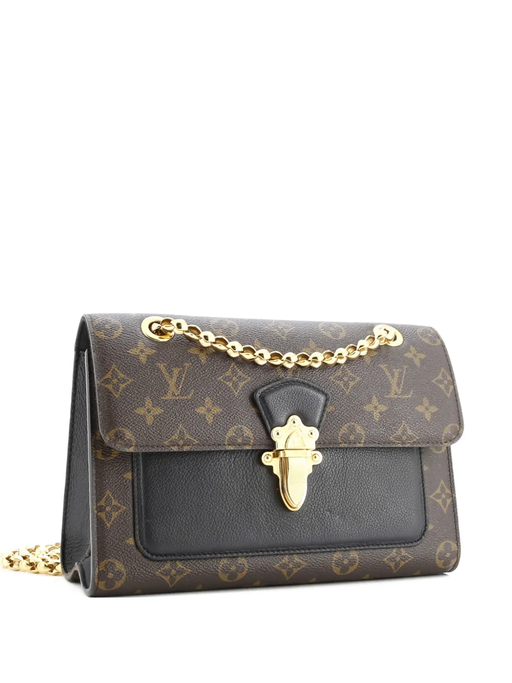 Louis Vuitton Pre-Owned Victoire Handbag Monogram Canvas and Leather shoulder bag - Nero