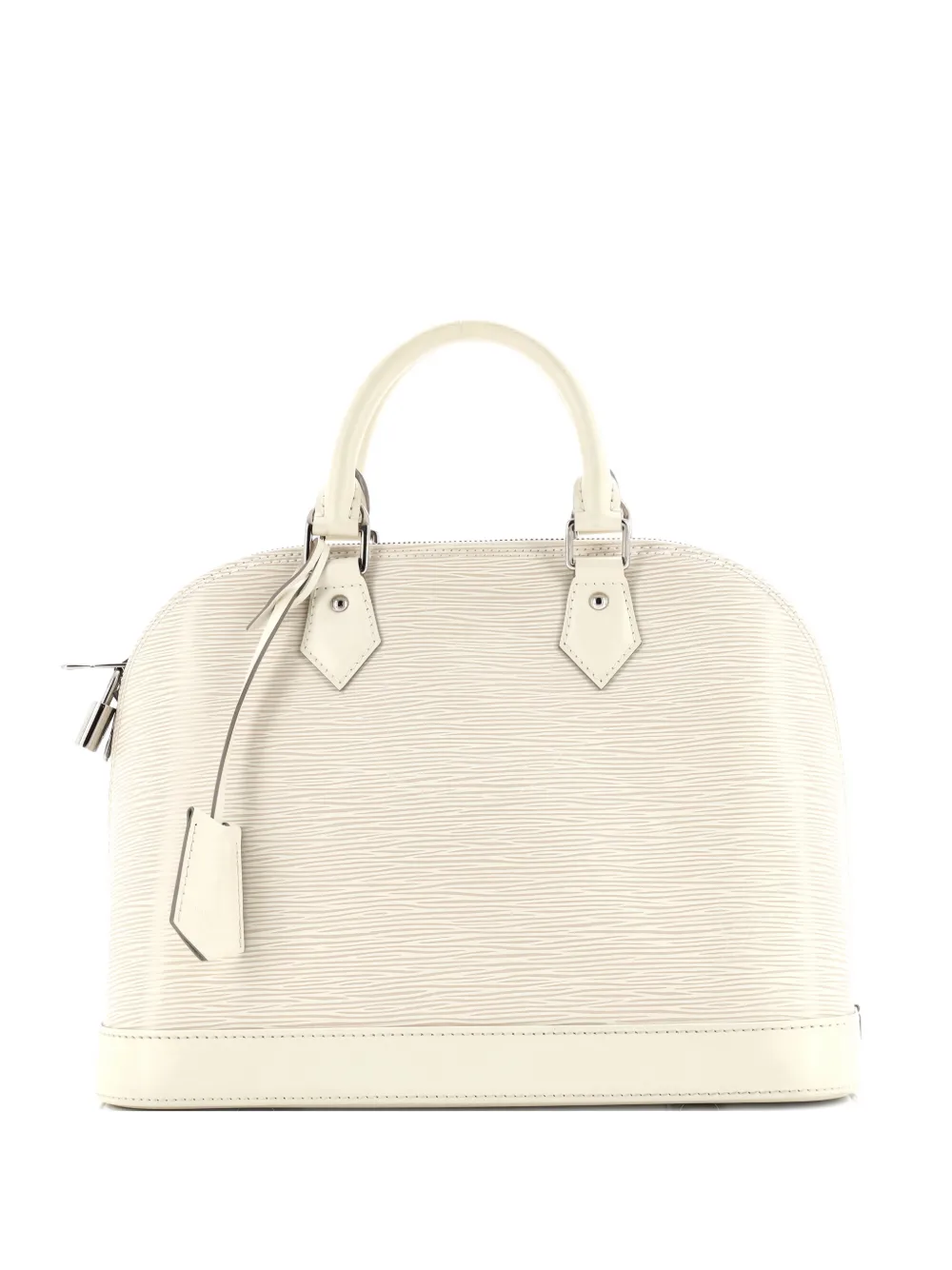 Pre-owned Louis Vuitton Alma Handbag Epi Leather Pm Satchel In Neutral