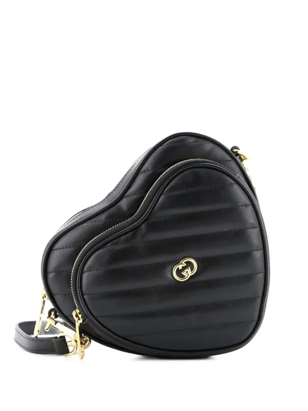 Gucci Pre-Owned インターロッキングG ハート ダイアゴナル 