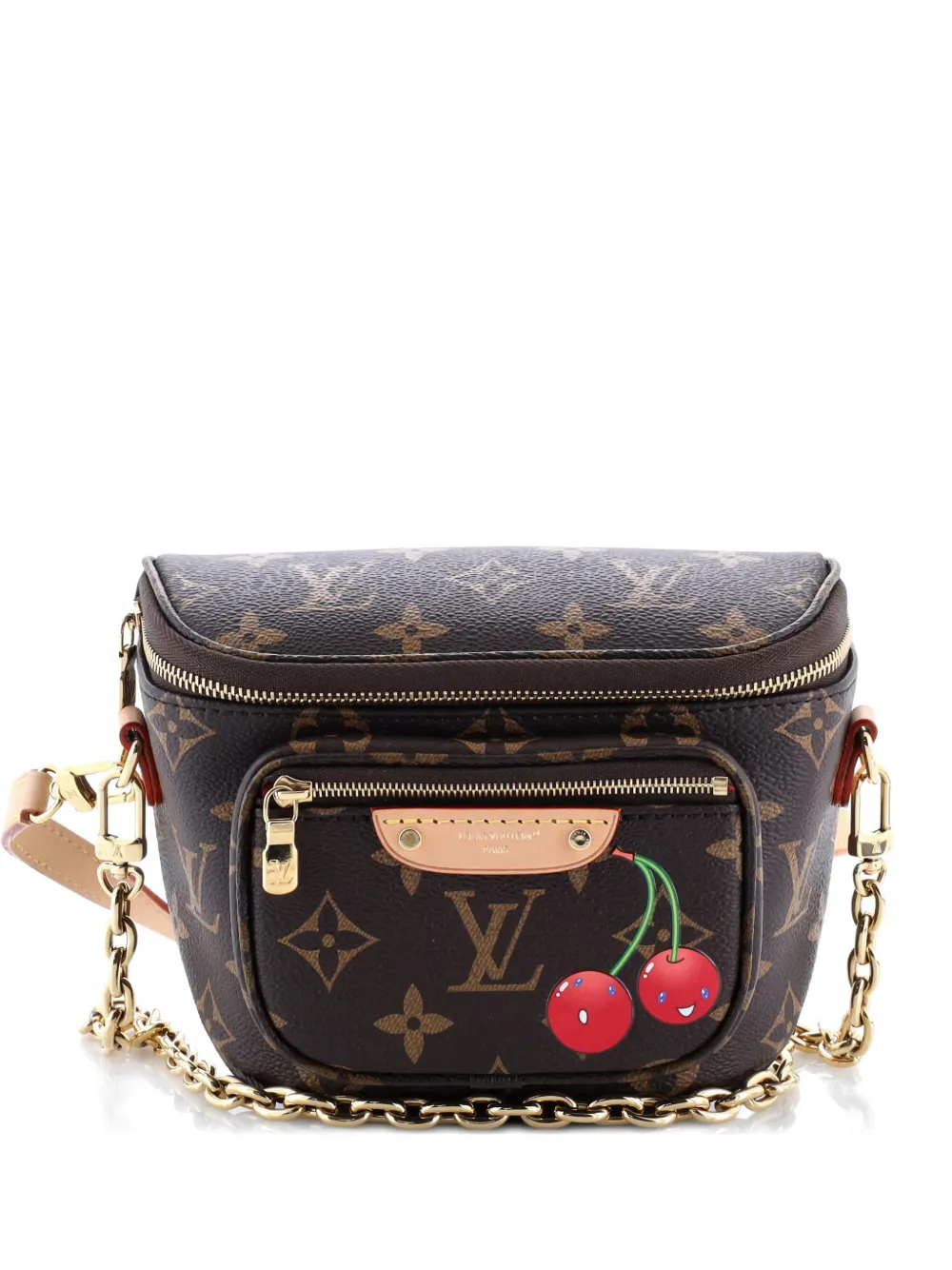Louis Vuitton Pre-Owned x Takashi Murakami Bum Bag Limited Edition Monogram Cerises Mini belt bag - Marrone