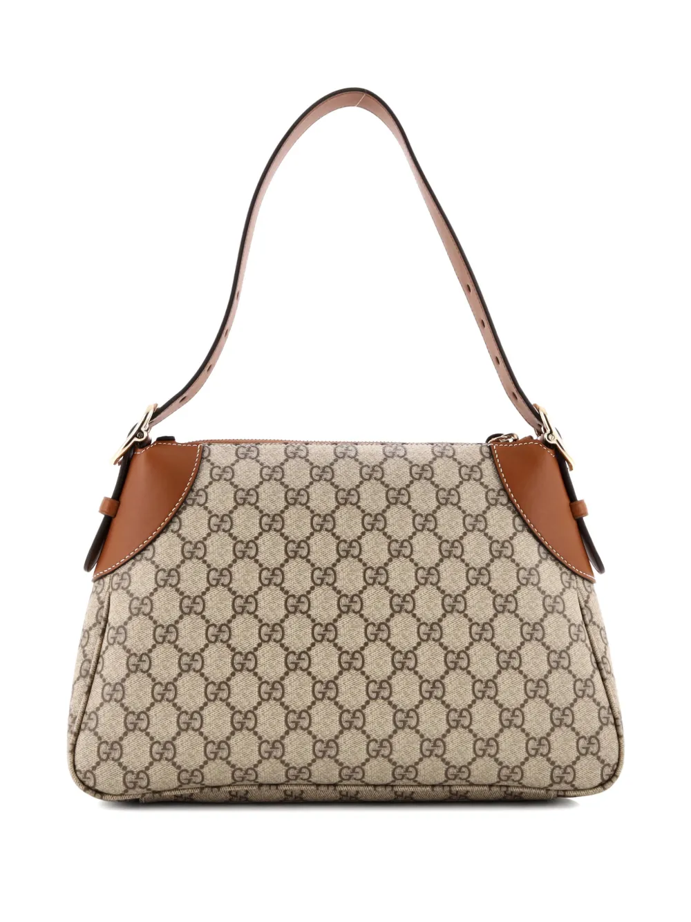 Gucci Pre-Owned GGキャンバス ショルダーバッグ | ブラウン | FARFETCH JP