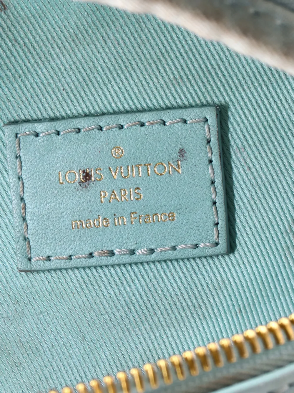 LOUIS VUITTON Pre-owned New Wave Bumbag Quilted Leather Belt Bag In Blue