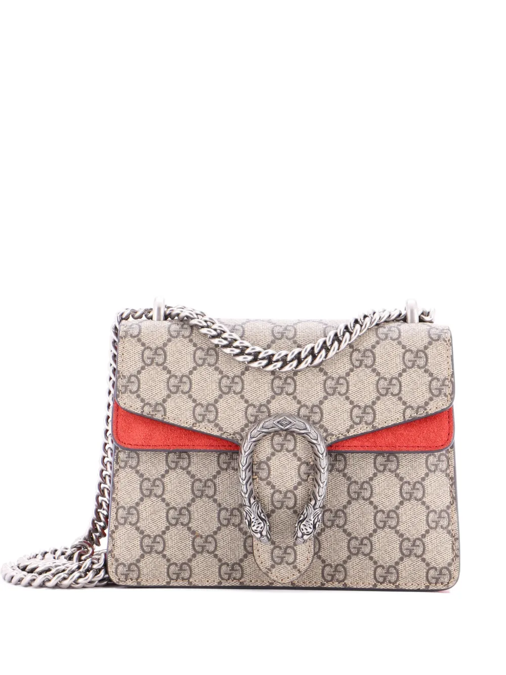 Gucci Pre-Owned Dionysus Bag GG Coated Canvas Mini crossbody bag - Marrone