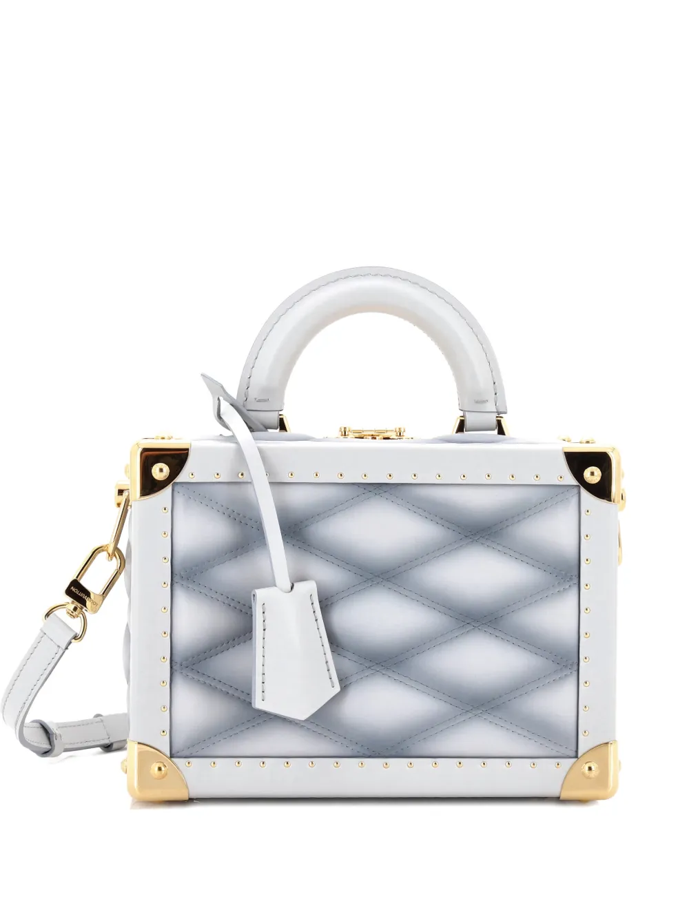 Louis Vuitton Pre-Owned Petite Valise Handbag Malletage Leather crossbody bag - Blu