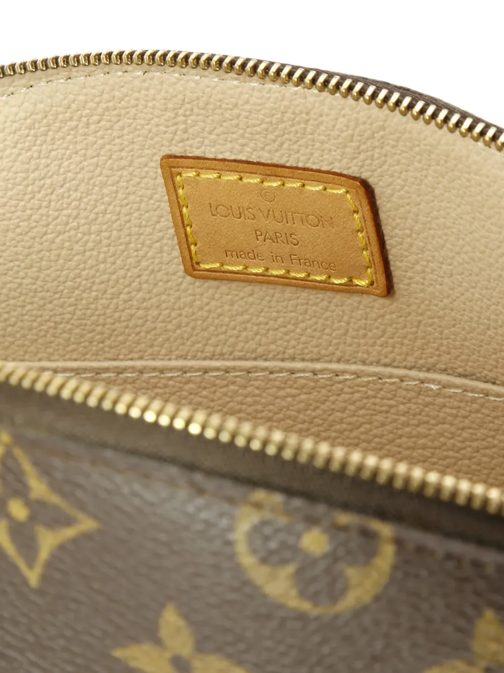 Pre-owned Louis Vuitton Vanity Cosmetic Monogram Canvas Gm Pouch In Brown