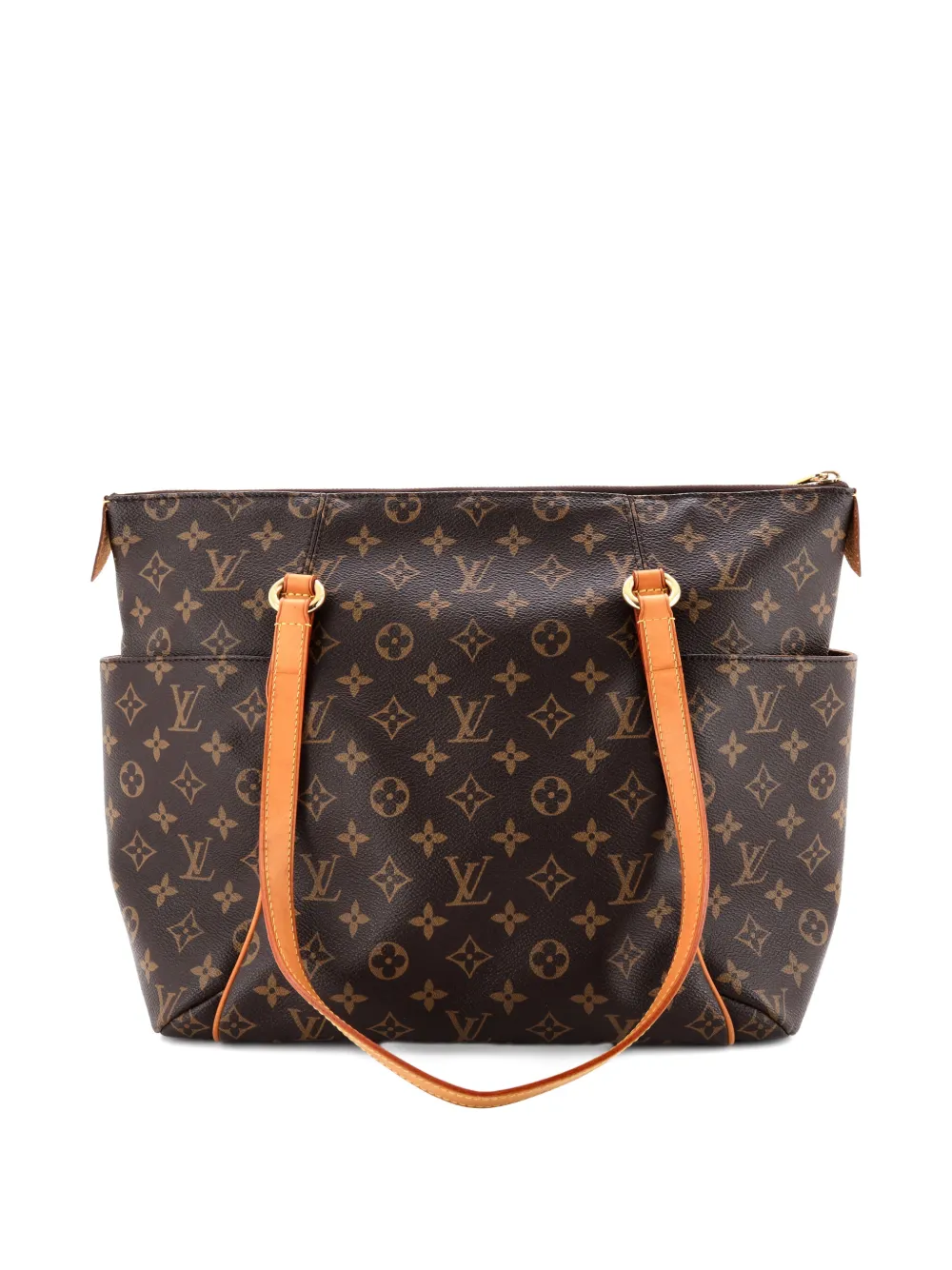 Pre-owned Louis Vuitton Totally Handbag Monogram Canvas Mm Shoulder Bag In Brown