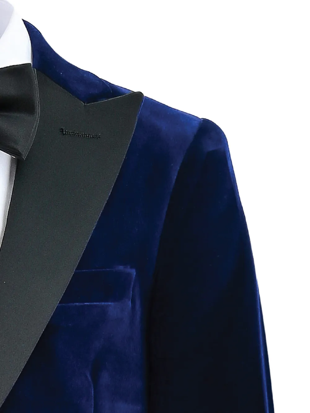  Moustache Velvet Suit - Blue 
