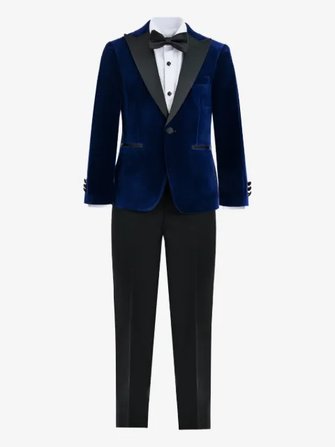 Moustache velvet suit