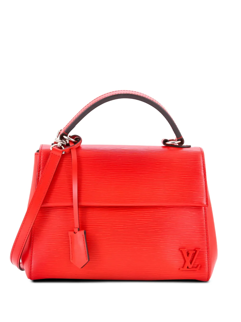 Louis Vuitton Pre-Owned Cluny Top Handle Bag Epi Leather BB satchel - Rosso