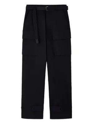 Sacai ロゴ パンツ | ブラック | FARFETCH JP
