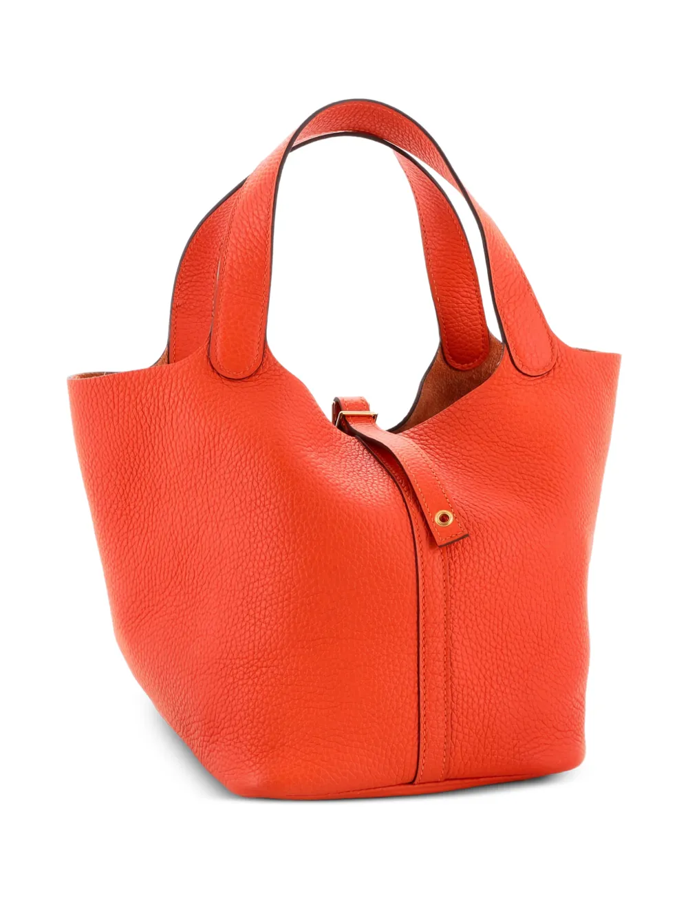 Hermès Pre-Owned Picotin Lock Bag Clemence MM bucket bag | Orange | Image 1