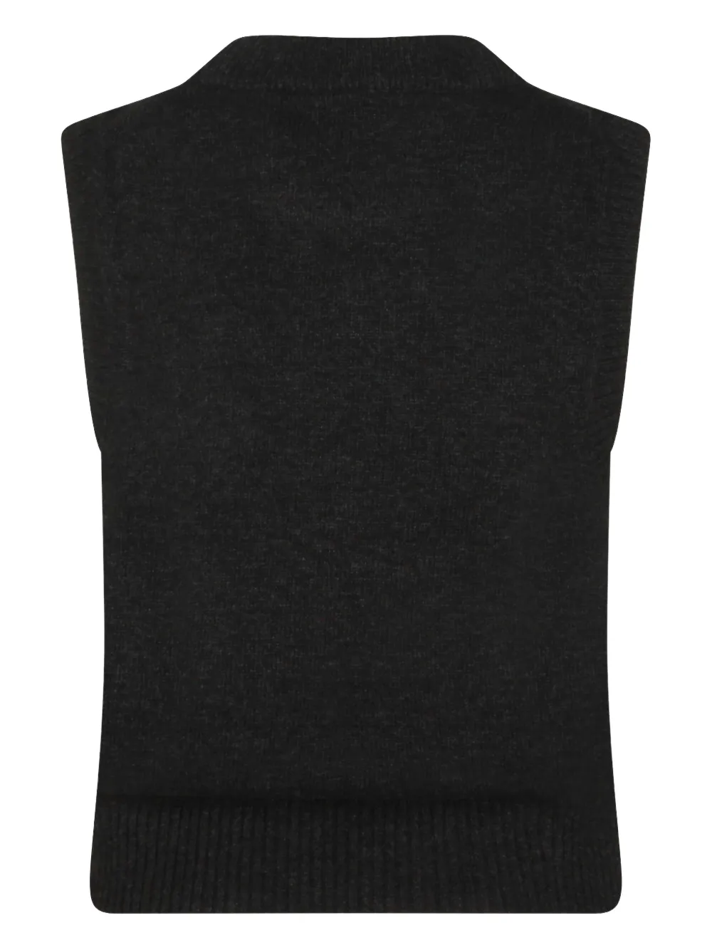  Ganni Cherry-embroidered Top - Grey 