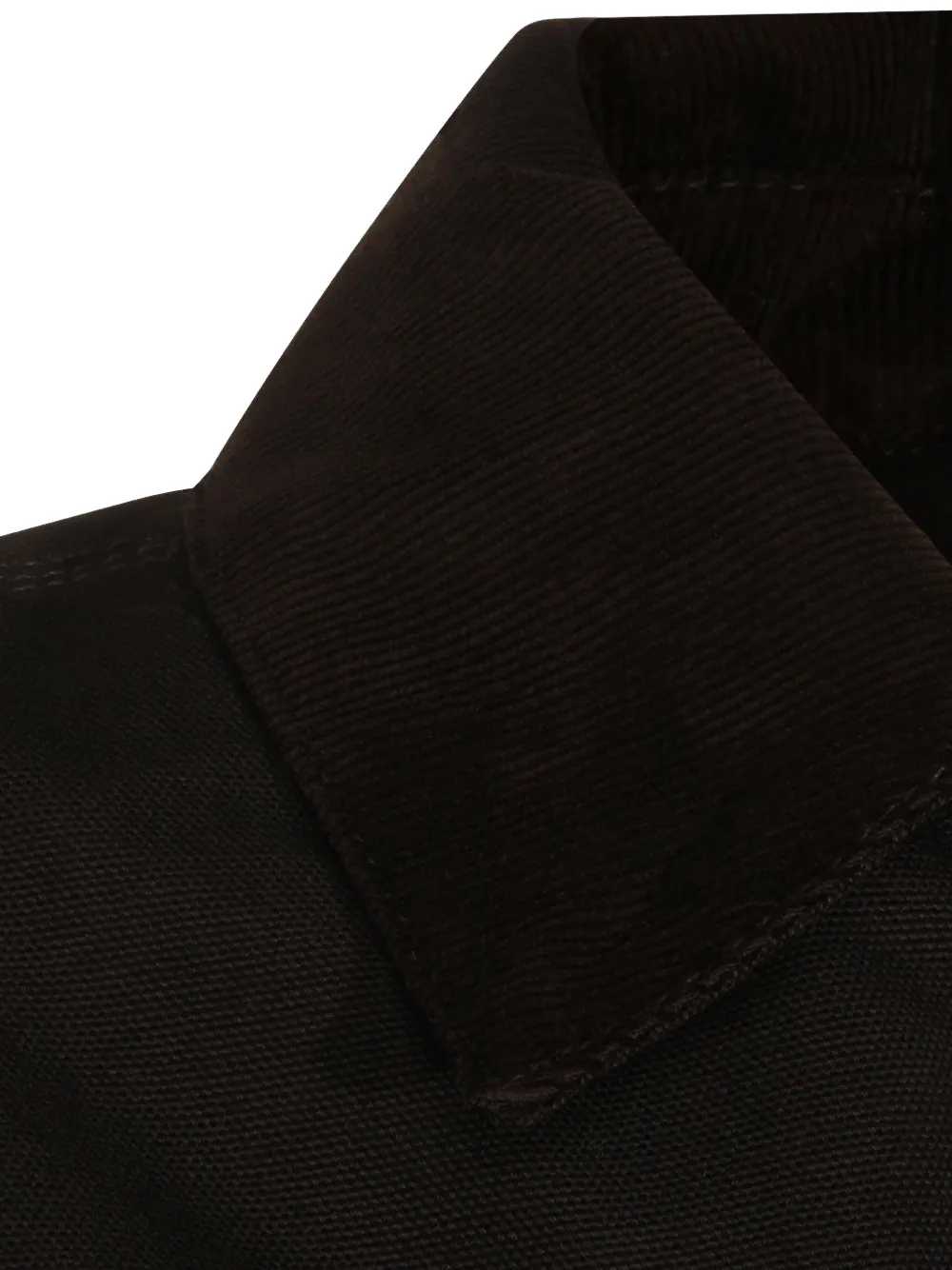 Carhartt WIP Ribfluwelen jack met zak Zwart