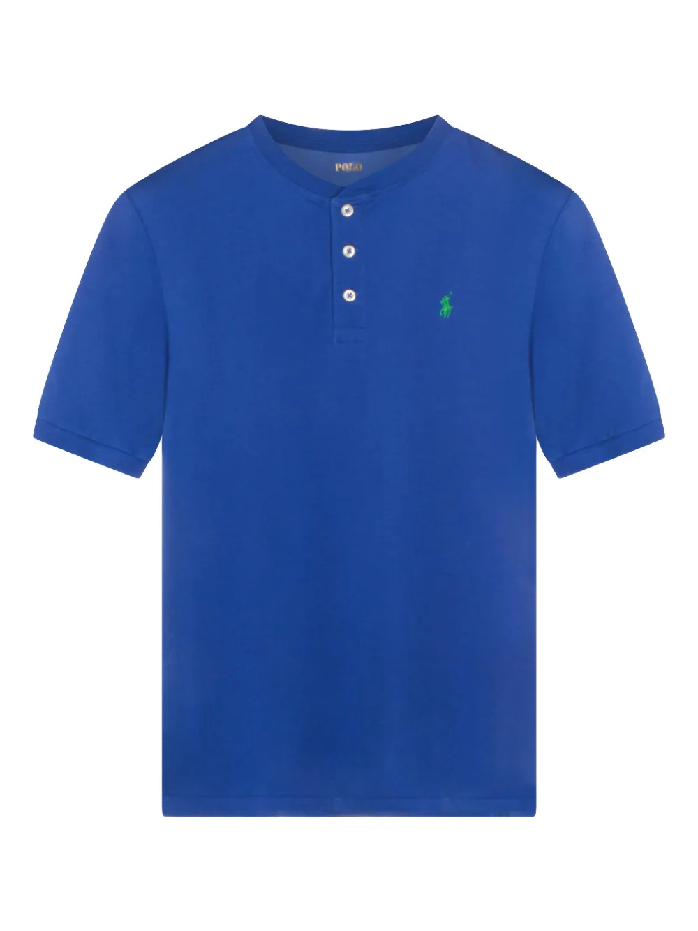 POLO RALPH LAUREN KIDS buttoned short-sleeve top - Blu