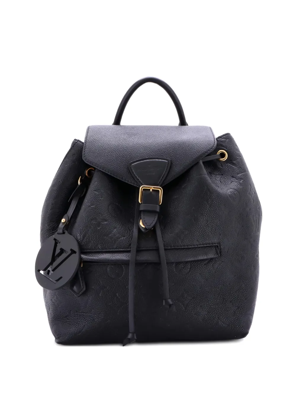 Louis Vuitton Pre-Owned Montsouris NM Monogram Empreinte Leather PM backpack - Nero