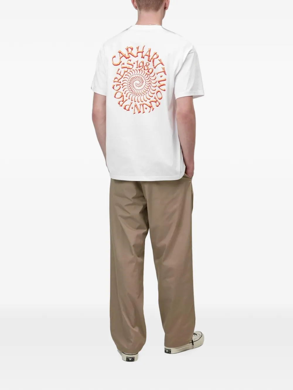 Carhartt WIP T-shirt met print Wit