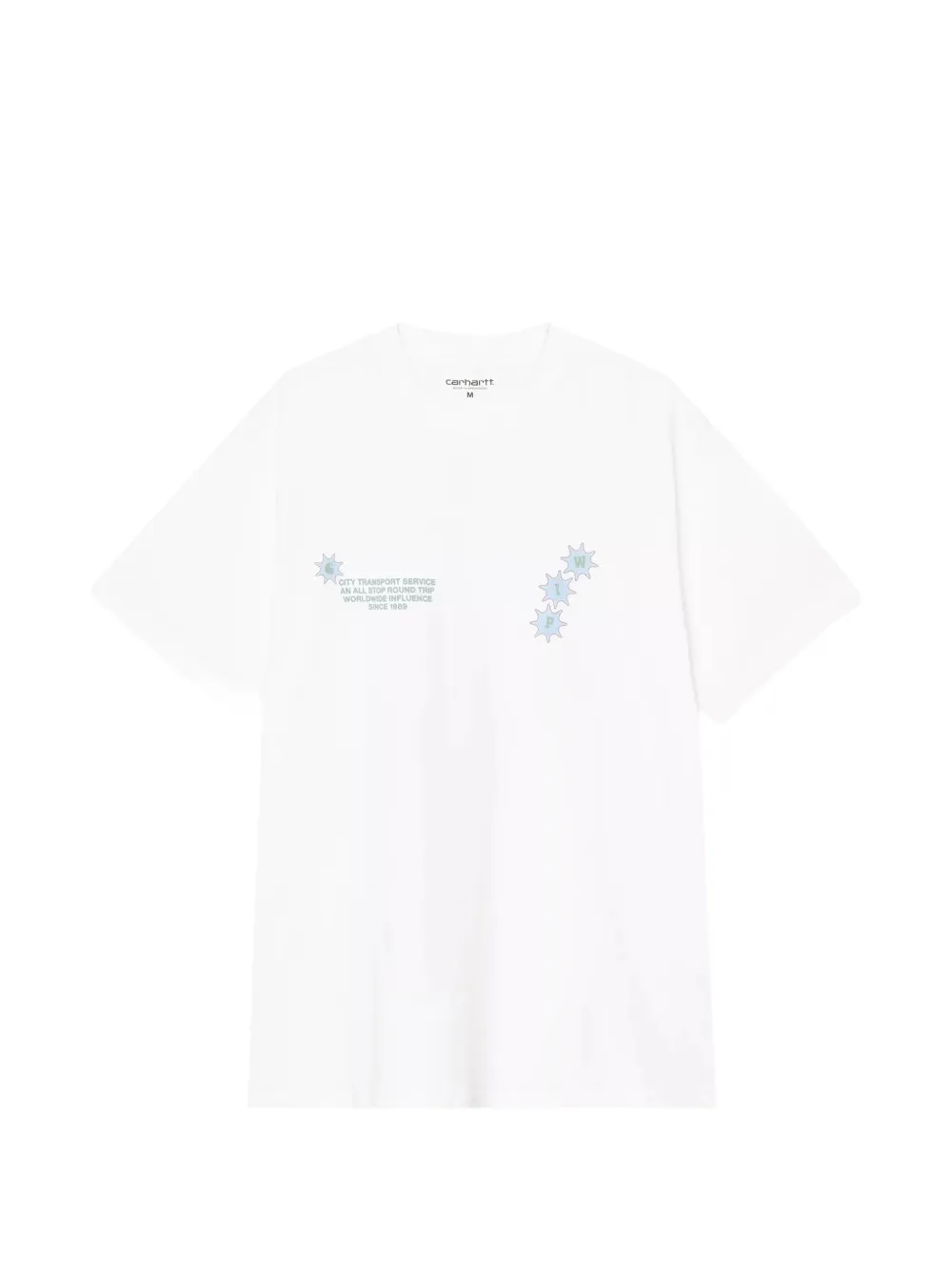 Carhartt WIP T-shirt S/S C Trip - Bianco